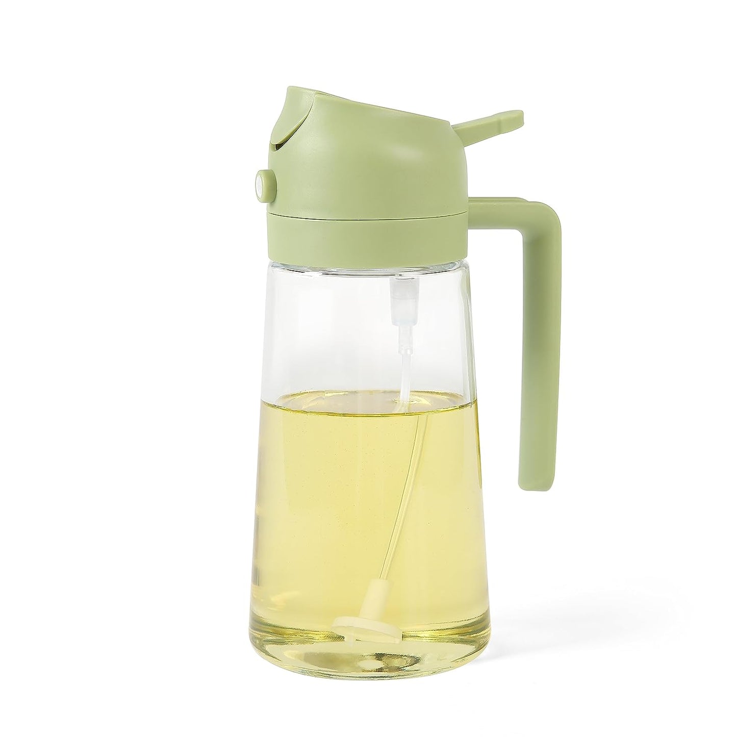 Oil Sprayer + Pouring Bottle for Cooking(14.5oz/430ml)