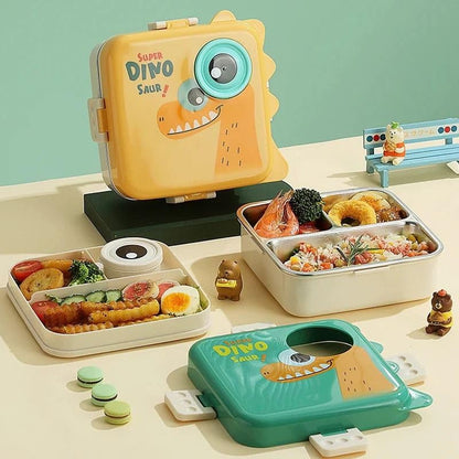 Cute Stainless Steel Lunch Box for Kids!