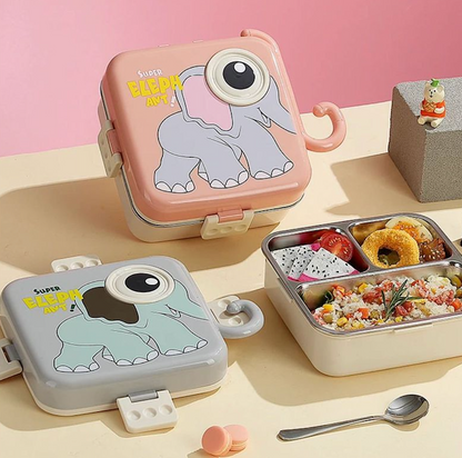 Cute Stainless Steel Lunch Box for Kids!