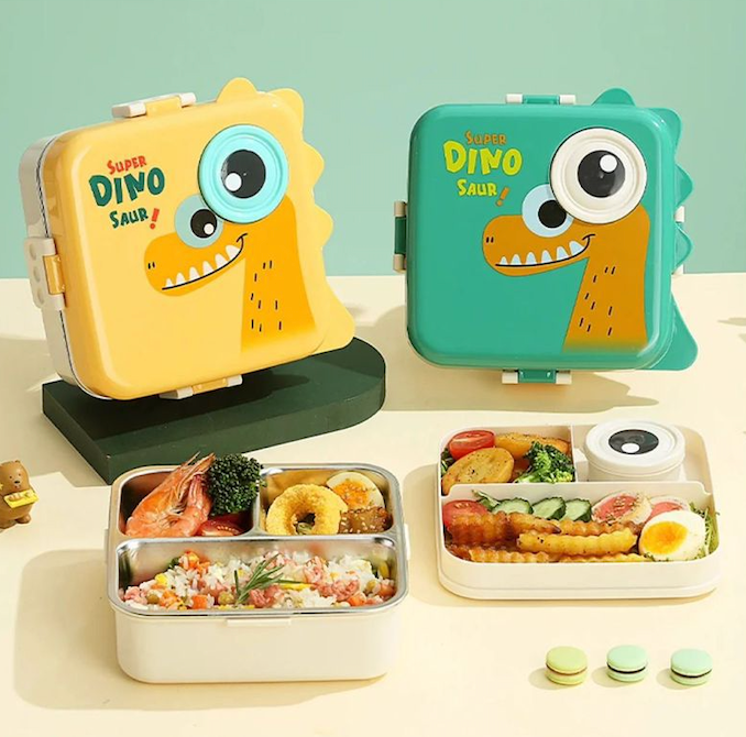 Cute Stainless Steel Lunch Box for Kids!